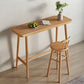 Mesa de bar rectangular de estilo moderno, mesa de mostrador de madera maciza de pino de 1/2/3 piezas