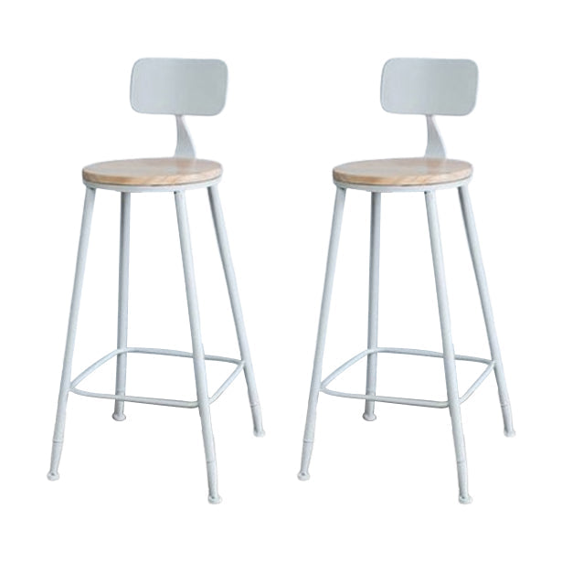 Juego de mesa de pub con reposapiés rectangular Glam 1/2/3/4/6 piezas Juego de bistró de cafetería blanca