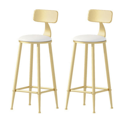 Juego de mesa de pub con reposapiés rectangular Glam 1/2/3/4/6 piezas Juego de bistró de cafetería blanca