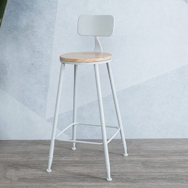 Juego de mesa de pub con reposapiés rectangular Glam 1/2/3/4/6 piezas Juego de bistró de cafetería blanca