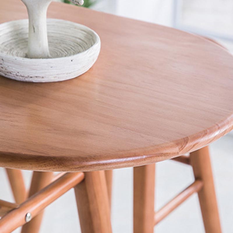 Juego de mesa y taburete de madera maciza de 1/2/3 piezas, juego moderno de altura para mostrador interior