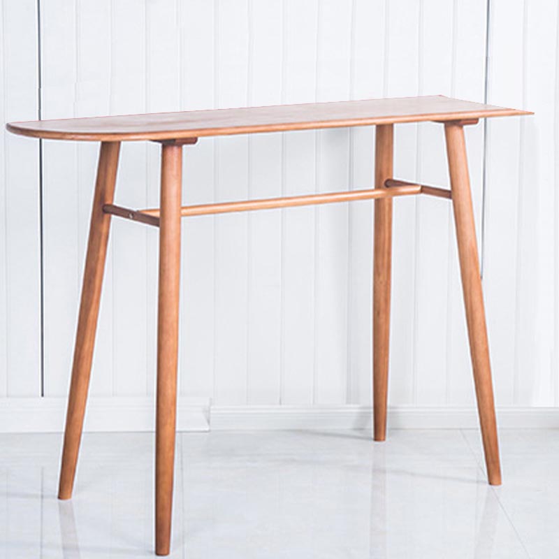 Juego de mesa y taburete de madera maciza de 1/2/3 piezas, juego moderno de altura para mostrador interior