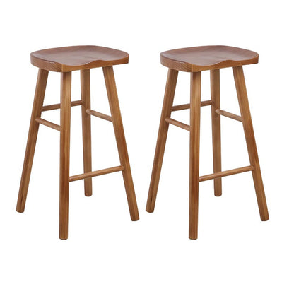 Contemporary Pub Set 1/2/3/5 Pcs Solid Wood Bar Table and Stools Brown 30"H Stools (Set of 2) Clearhalo 'Bar Furniture' 'furn' 'furn_home_bar_bar_sets' 'Furniture' 'Home Bars & Bar Sets' 'home_bar_bar_sets' 'Kitchen & Dining Furniture' 5654631