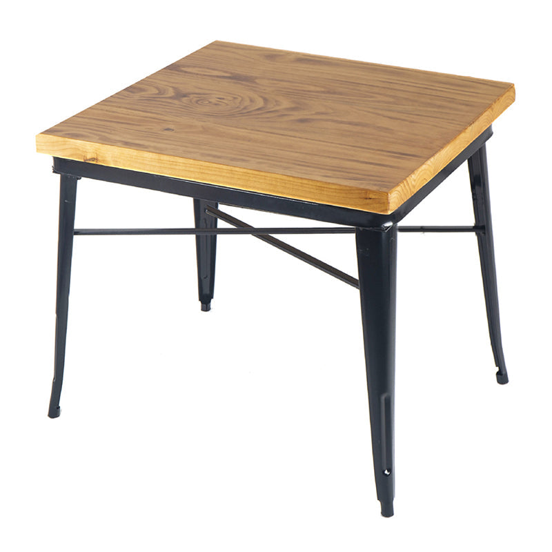 Industrial Dining Chairs Set 1/2/5 Pcs Solid Wood Top Table with Metal Windsor Chairs Clearhalo 'Dining Room Sets' 'Dining Tables & Seating' 'dining_room_set' 'furn' 'furn_dining_room_set' 'Furniture' 'Kitchen & Dining Furniture' 5654728