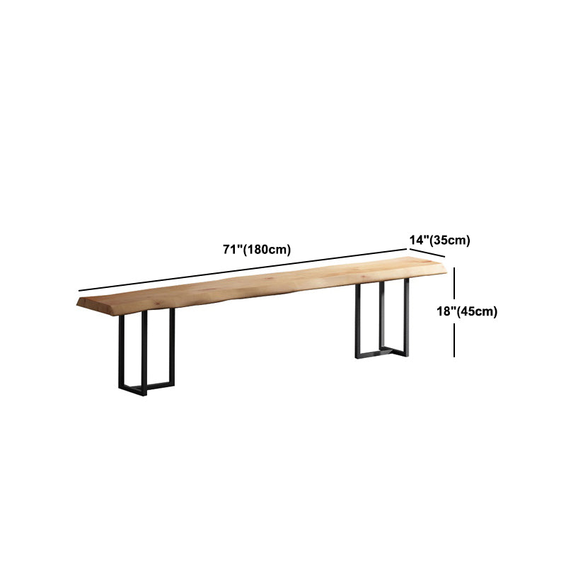 Industrial Wood Dining Set 1/2/5 Pieces Black Base Dining Furniture Clearhalo 'Dining Room Sets' 'Dining Tables & Seating' 'dining_room_set' 'furn' 'furn_dining_room_set' 'Furniture' 'Kitchen & Dining Furniture' 5654797
