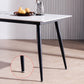 Modern 1/5/7 Pieces Dining Set Rectangle Stone Dining Table for Kitchen Dining Room Clearhalo 'Dining Room Sets' 'Dining Tables & Seating' 'dining_room_set' 'furn' 'furn_dining_room_set' 'Furniture' 'Kitchen & Dining Furniture' 5654831