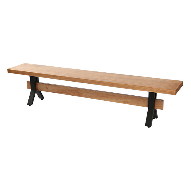 Modern 1/2/3/7 Pieces Dining Set Solid Wood Trestle Indoor Dinette Set Bench 79"L x 14"W Clearhalo 'Dining Room Sets' 'Dining Tables & Seating' 'dining_room_set' 'furn' 'furn_dining_room_set' 'Furniture' 'Kitchen & Dining Furniture' 5654861
