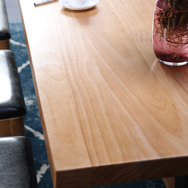 Modern 1/2/3/7 Pieces Dining Set Solid Wood Trestle Indoor Dinette Set Clearhalo 'Dining Room Sets' 'Dining Tables & Seating' 'dining_room_set' 'furn' 'furn_dining_room_set' 'Furniture' 'Kitchen & Dining Furniture' 5654867