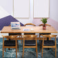 Modern 1/2/3/7 Pieces Dining Set Solid Wood Trestle Indoor Dinette Set Clearhalo 'Dining Room Sets' 'Dining Tables & Seating' 'dining_room_set' 'furn' 'furn_dining_room_set' 'Furniture' 'Kitchen & Dining Furniture' 5654873