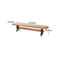 Modern 1/2/3/7 Pieces Dining Set Solid Wood Trestle Indoor Dinette Set Clearhalo 'Dining Room Sets' 'Dining Tables & Seating' 'dining_room_set' 'furn' 'furn_dining_room_set' 'Furniture' 'Kitchen & Dining Furniture' 5654884