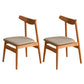 Modern Dining Chairs Set 1/2/5 Pcs Solid Wood Folding Dining Table 2 Grey Chairs Clearhalo 'Dining Room Sets' 'Dining Tables & Seating' 'dining_room_set' 'furn' 'furn_dining_room_set' 'Furniture' 'Kitchen & Dining Furniture' 5654892