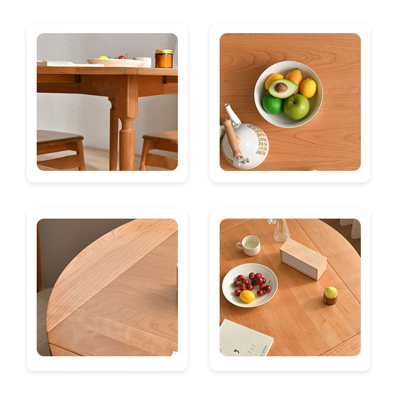 Modern Dining Chairs Set 1/2/5 Pcs Solid Wood Folding Dining Table Clearhalo 'Dining Room Sets' 'Dining Tables & Seating' 'dining_room_set' 'furn' 'furn_dining_room_set' 'Furniture' 'Kitchen & Dining Furniture' 5654900