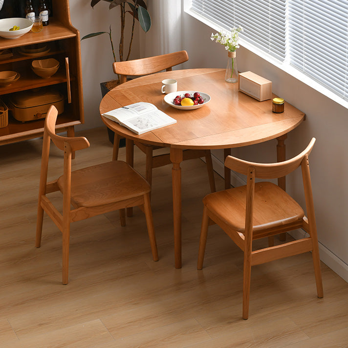Modern Dining Chairs Set 1/2/5 Pcs Solid Wood Folding Dining Table Clearhalo 'Dining Room Sets' 'Dining Tables & Seating' 'dining_room_set' 'furn' 'furn_dining_room_set' 'Furniture' 'Kitchen & Dining Furniture' 5654905