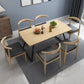 Industrial 1/2/3/5/7 Pieces Dining Set Rectangular Solid Wood Indoor Dinette Set 7 Pieces: Wood Table, 6 Chairs Clearhalo 'Dining Room Sets' 'Dining Tables & Seating' 'dining_room_set' 'furn' 'furn_dining_room_set' 'Furniture' 'Kitchen & Dining Furniture' 5654912
