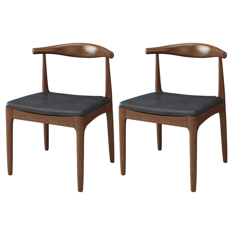 Industrial 1/2/3/5/7 Pieces Dining Set Rectangular Solid Wood Indoor Dinette Set 2 Brown Chairs Clearhalo 'Dining Room Sets' 'Dining Tables & Seating' 'dining_room_set' 'furn' 'furn_dining_room_set' 'Furniture' 'Kitchen & Dining Furniture' 5654922