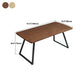 Industrial 1/2/3/5/7 Pieces Dining Set Rectangular Solid Wood Indoor Dinette Set Clearhalo 'Dining Room Sets' 'Dining Tables & Seating' 'dining_room_set' 'furn' 'furn_dining_room_set' 'Furniture' 'Kitchen & Dining Furniture' 5654933