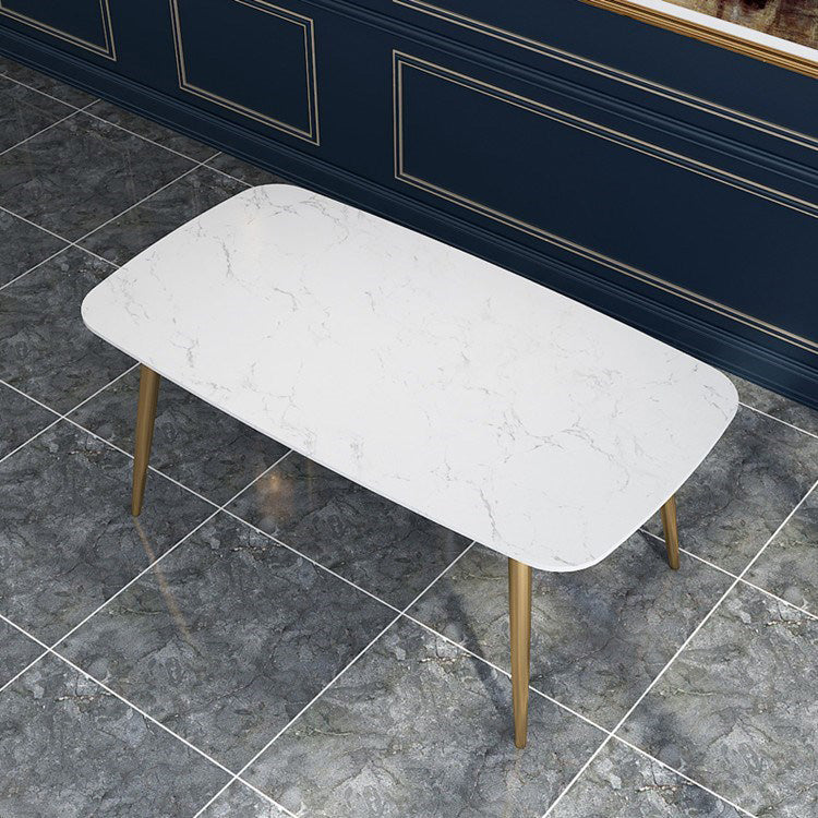 Set da pranzo nordico 1/3/4/5 pezzi Tavolo da pranzo rettangolare in pietra per sala da pranzo