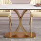 Nordic Sintered Stone Top Dining Set Rectangle 1/3/4/5/7 Pieces Dinette Table Set
