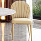 Nordic Sintered Stone Top Dining Set Rectangle 1/3/4/5/7 Pieces Dinette Table Set