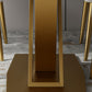 Luxurious Sintered Stone Top Dining Set Rectangular 1/4/5/7 Pieces Dining Room Table Set Clearhalo 'Dining Room Sets' 'Dining Tables & Seating' 'dining_room_set' 'furn' 'furn_dining_room_set' 'Furniture' 'Kitchen & Dining Furniture' 5655018