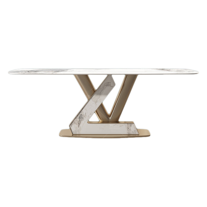 Juego de comedor con tapa de piedra sinterizada nórdica, juego de mesa de comedor Rectangular de 1/4/5/7/9 piezas
