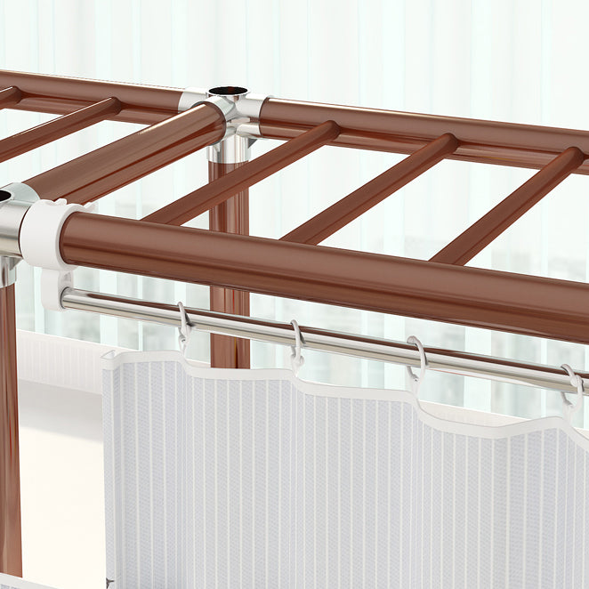 Modern Style Wardrobe Armoire Steel Frame Wardrobe for Bedroom Clearhalo 'Armoires & Wardrobes' 'armoires_wardrobes' 'Bedroom Furniture' 'furn' 'furn_armoires_wardrobes' 'Furniture' 5657710