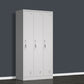 Modern Grey Storage Cabinet with Hinged Door Metal Cabinet for Bathroom 3 Clearhalo 'Armoires & Wardrobes' 'armoires_wardrobes' 'Bedroom Furniture' 'furn' 'furn_armoires_wardrobes' 'Furniture' 5657736