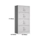 Modern Grey Storage Cabinet with Hinged Door Metal Cabinet for Bathroom Clearhalo 'Armoires & Wardrobes' 'armoires_wardrobes' 'Bedroom Furniture' 'furn' 'furn_armoires_wardrobes' 'Furniture' 5657757