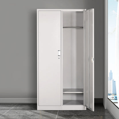 Gabinete contemporáneo de metal para baños gabinete de almacenamiento de acero blanco