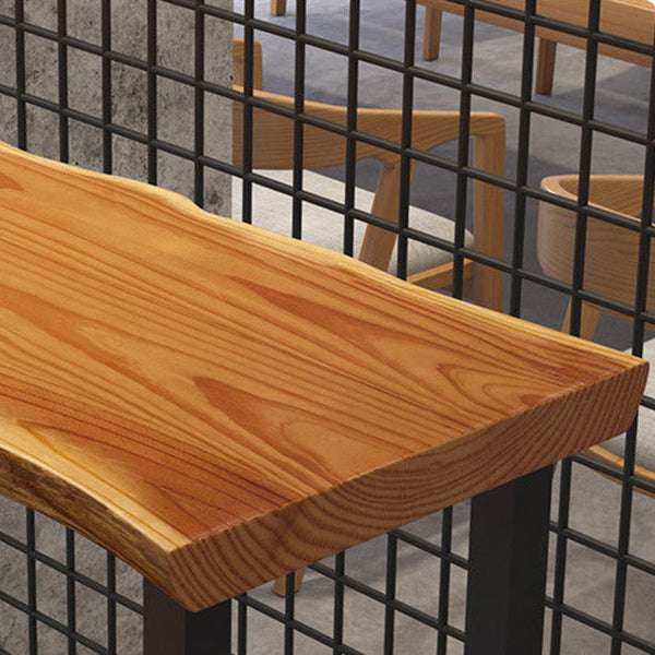 Rechteck aus massivem Holz Bar Tisch Set luxuriöser 1/3 Stücke Thescheltisch mit hohen Hockern