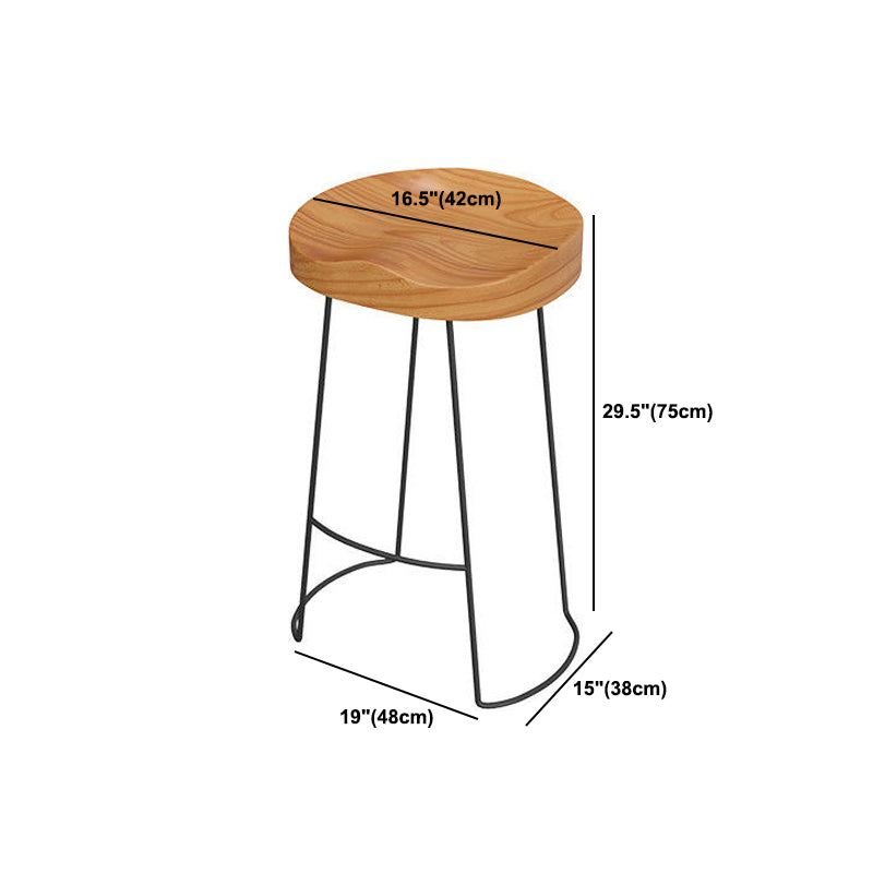 Rechteck aus massivem Holz Bar Tisch Set luxuriöser 1/3 Stücke Thescheltisch mit hohen Hockern