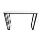 Modern 1/3/5 Pieces Bar Table Set Stone Counter Table with High Stools White-Black 71"L x 16"W Clearhalo 'Bar Furniture' 'furn' 'furn_home_bar_bar_sets' 'Furniture' 'Home Bars & Bar Sets' 'home_bar_bar_sets' 'Kitchen & Dining Furniture' 5657961