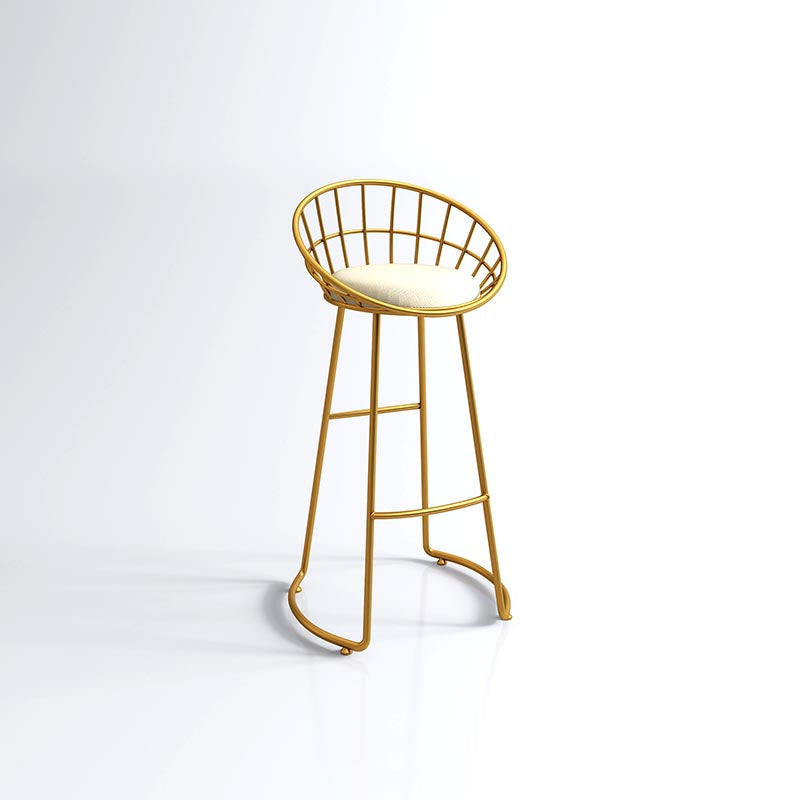 Modern 1/3/5 Pieces Bar Table Set Stone Counter Table with High Stools Beige 30"H Stool (Single) Clearhalo 'Bar Furniture' 'furn' 'furn_home_bar_bar_sets' 'Furniture' 'Home Bars & Bar Sets' 'home_bar_bar_sets' 'Kitchen & Dining Furniture' 5657964