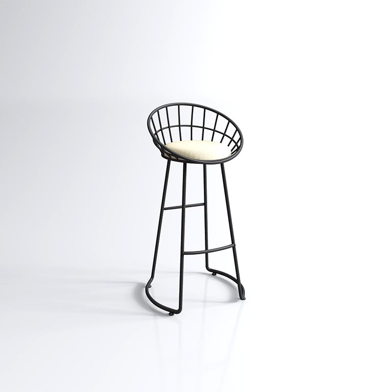 Modern 1/3/5 Pieces Bar Table Set Stone Counter Table with High Stools White 30"H Stool (Single) Clearhalo 'Bar Furniture' 'furn' 'furn_home_bar_bar_sets' 'Furniture' 'Home Bars & Bar Sets' 'home_bar_bar_sets' 'Kitchen & Dining Furniture' 5657967