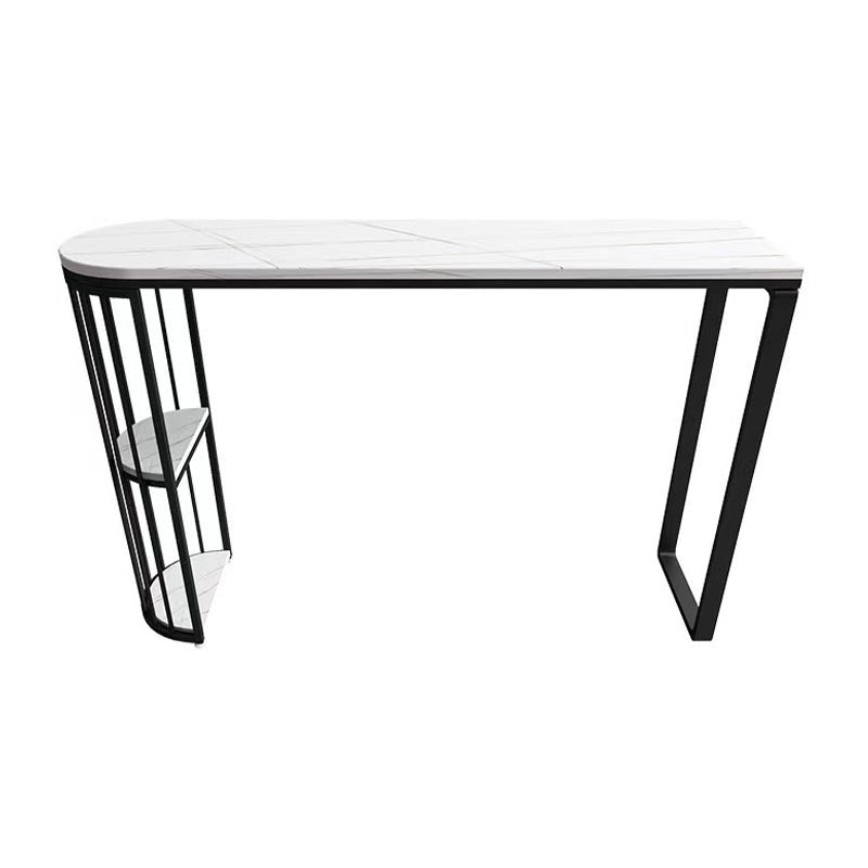 Modern 1/3/5 Pieces Bar Table Set Stone Counter Table with High Stools Clearhalo 'Bar Furniture' 'furn' 'furn_home_bar_bar_sets' 'Furniture' 'Home Bars & Bar Sets' 'home_bar_bar_sets' 'Kitchen & Dining Furniture' 5657968