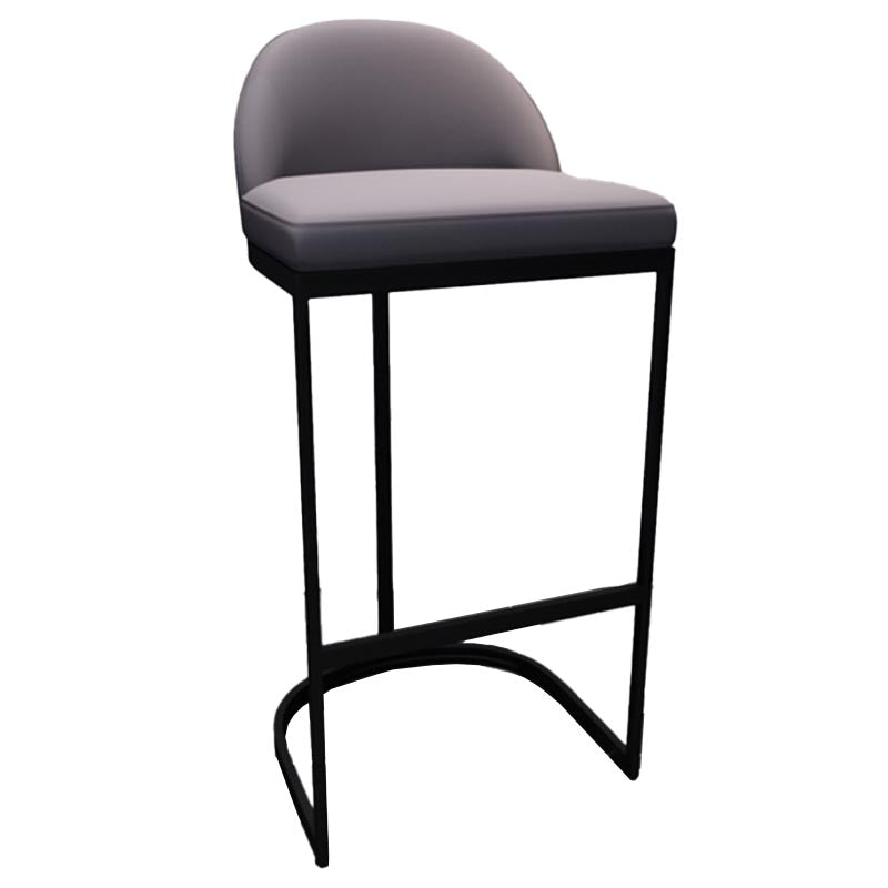 Modern 1/3/5 Pieces Bar Table Set Stone Counter Table with High Stools Grey 30"H Stool (Single) Clearhalo 'Bar Furniture' 'furn' 'furn_home_bar_bar_sets' 'Furniture' 'Home Bars & Bar Sets' 'home_bar_bar_sets' 'Kitchen & Dining Furniture' 5657969