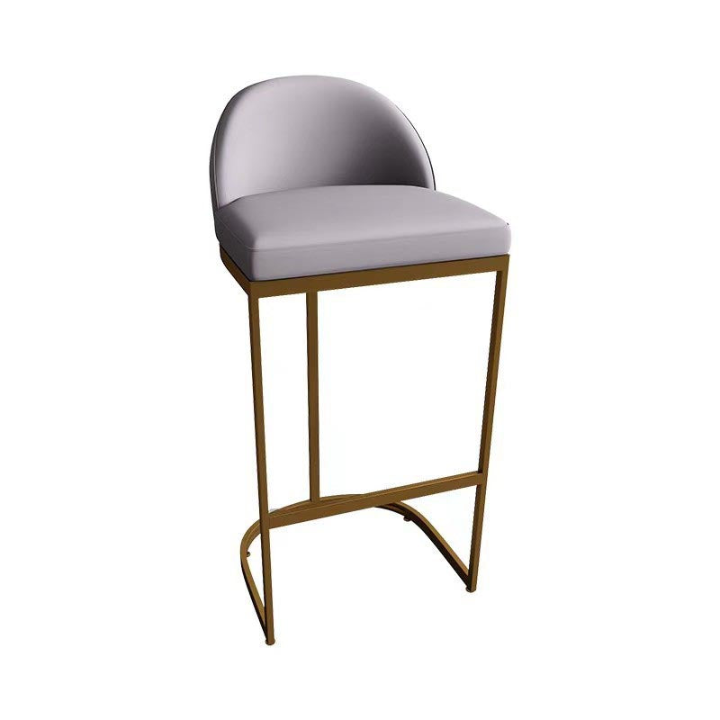 Modern 1/3/5 Pieces Bar Table Set Stone Counter Table with High Stools Light-Grey 30"H Stool (Single) Clearhalo 'Bar Furniture' 'furn' 'furn_home_bar_bar_sets' 'Furniture' 'Home Bars & Bar Sets' 'home_bar_bar_sets' 'Kitchen & Dining Furniture' 5657970