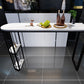 Modern 1/3/5 Pieces Bar Table Set Stone Counter Table with High Stools Clearhalo 'Bar Furniture' 'furn' 'furn_home_bar_bar_sets' 'Furniture' 'Home Bars & Bar Sets' 'home_bar_bar_sets' 'Kitchen & Dining Furniture' 5657986