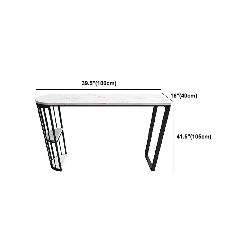 Modern 1/3/5 Pieces Bar Table Set Stone Counter Table with High Stools Clearhalo 'Bar Furniture' 'furn' 'furn_home_bar_bar_sets' 'Furniture' 'Home Bars & Bar Sets' 'home_bar_bar_sets' 'Kitchen & Dining Furniture' 5657987