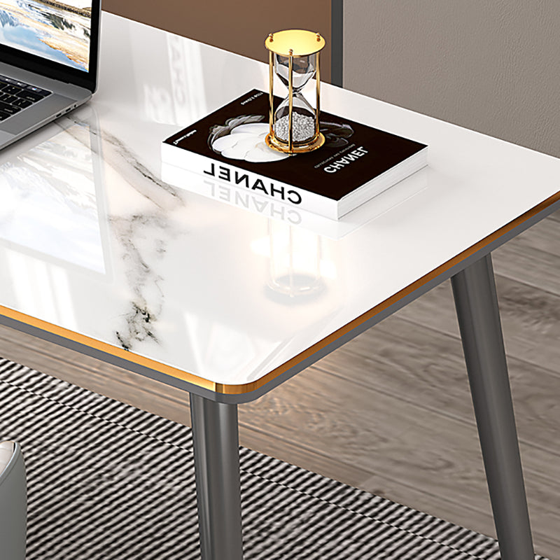 Hersteller Holz rechteckiger Büroschreibtisch Licht Luxus -Schreibtisch mit Schließfach