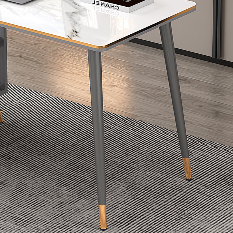 Hersteller Holz rechteckiger Büroschreibtisch Licht Luxus -Schreibtisch mit Schließfach