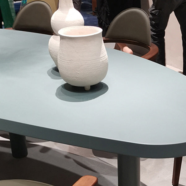 Unconventional Shape Contemporary Office Desk Solid Wood Home Writing Desk Clearhalo 'furn' 'furn_office_desk' 'Furniture' 'Office Desks' 'Office Furniture' 'office_desk' 5658066