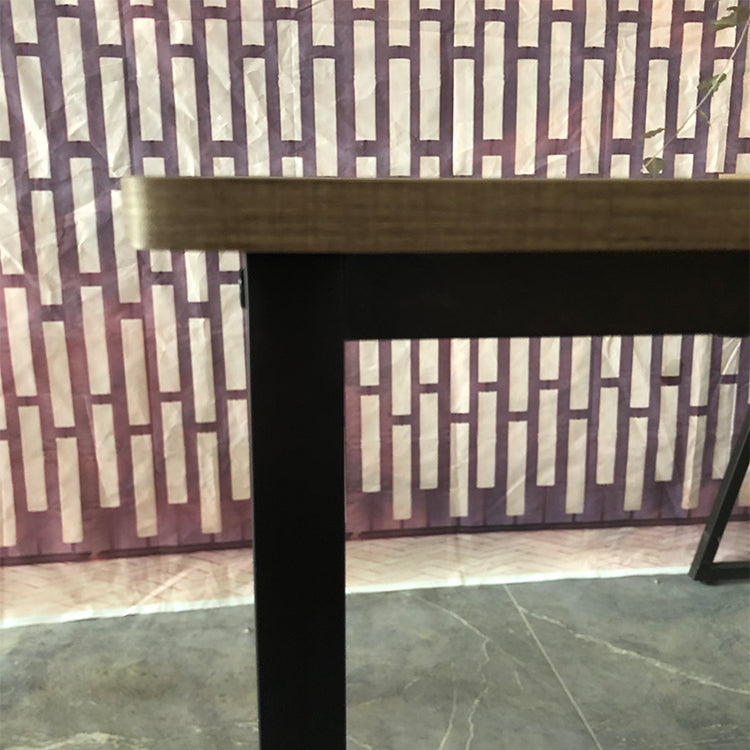 Escritorio de oficina industrial de L-sapo escritorio de escritura de madera maciza para el hogar