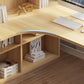 Modern Style Home Office Desk Bedroom Artificial Wood Writing Table Corner Table