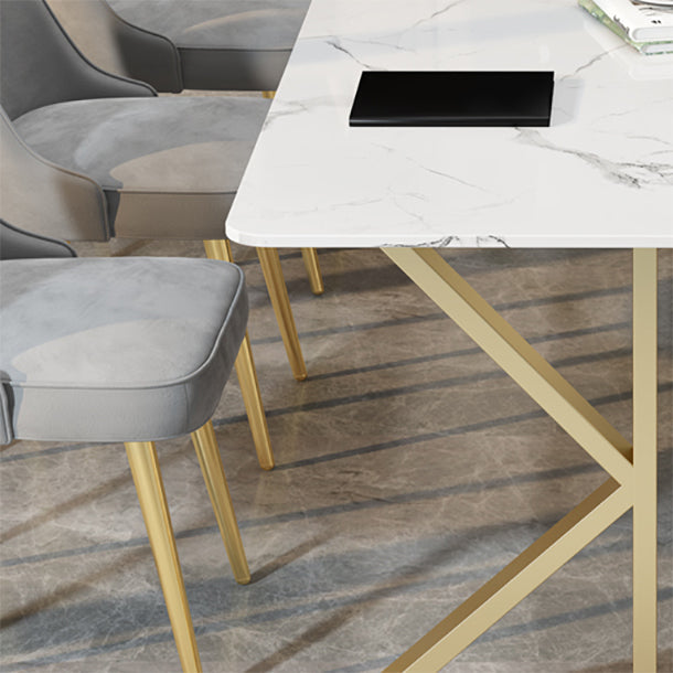 Home Office Writing Table Luxury Marble Curved Computer Desk Clearhalo 'furn' 'furn_office_desk' 'Furniture' 'Office Desks' 'Office Furniture' 'office_desk' 5658192