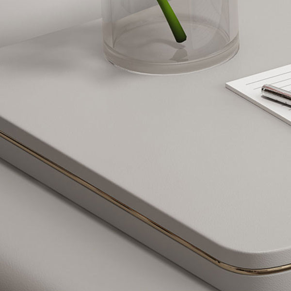 Mesa de trabajo de madera oficina en casa escritura de escritura rectangular de lujo