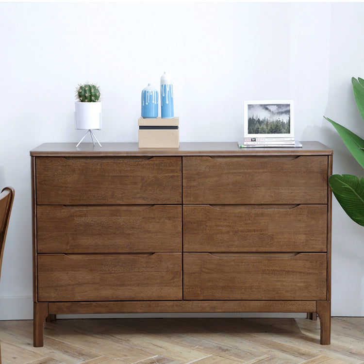 16 "D Rubberen houten opbergkast slaapkamer opbergkast dressoir met laden