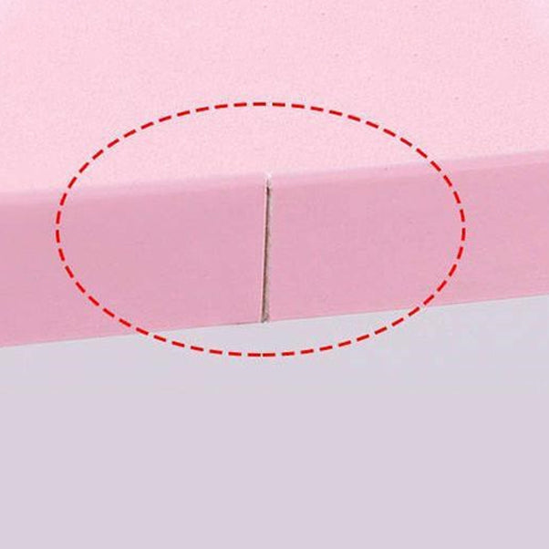 Curved Bedroom Folding Writing Desk Manufactured Wood Modern Desk,23.7"L x 15.7"W x 11"H Clearhalo 'furn' 'furn_office_desk' 'Furniture' 'Office Desks' 'Office Furniture' 'office_desk' 5658277