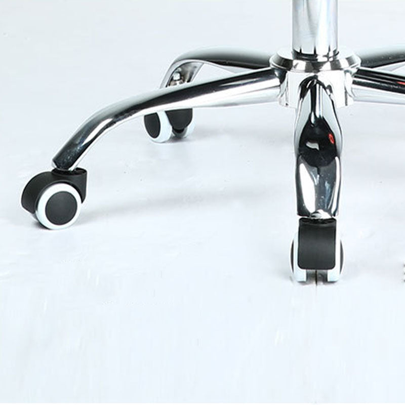 Contemporary Mesh Computer Chair Mid-Back Desk Chair with Wheels in Gray Clearhalo 'furn' 'furn_office_chair' 'Furniture' 'Office Chairs' 'Office Furniture' 'office_chair' 5658410