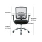 Contemporary Mesh Computer Chair Mid-Back Desk Chair with Wheels in Gray Clearhalo 'furn' 'furn_office_chair' 'Furniture' 'Office Chairs' 'Office Furniture' 'office_chair' 5658413